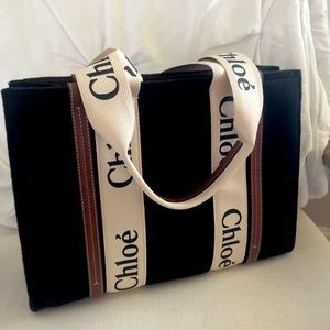 Chloe Medium Woody Black Wool